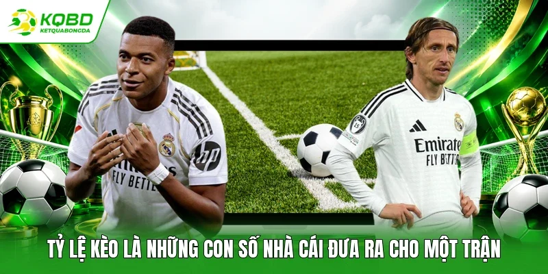 Tỷ lệ kèo là những con số nhà cái đưa ra cho một trận